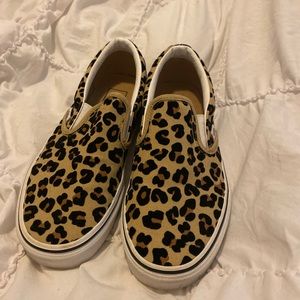 Cheetah print vans